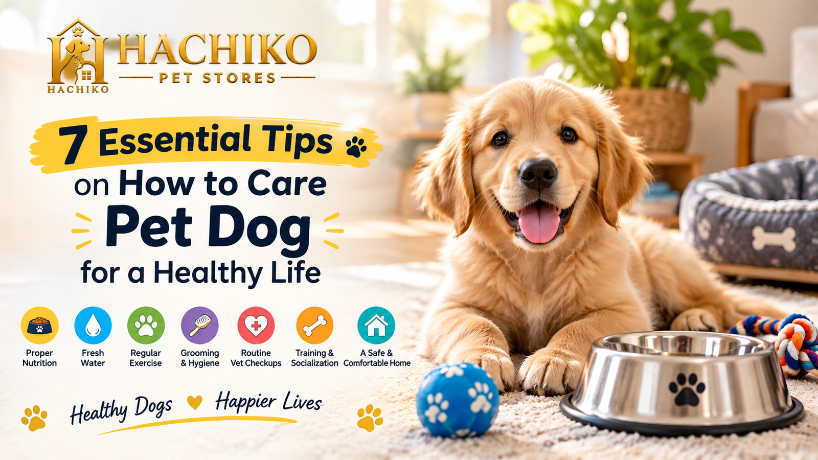 You are currently viewing 7 Essential Tips on How to Care Pet Dog for a Healthy Life