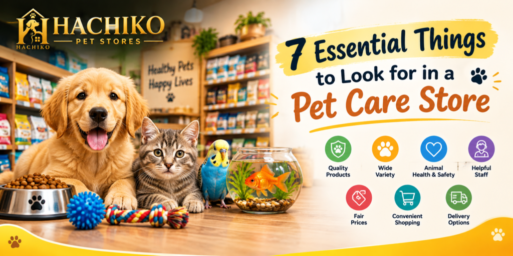 Read more about the article Pet Care Store: 7 Essential Things to Look For