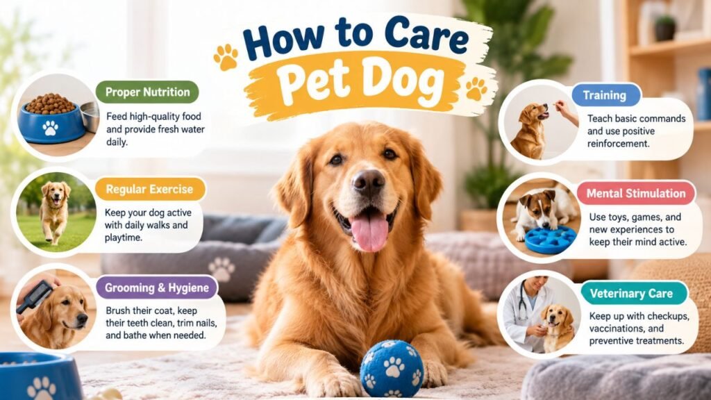 how to care pet dog